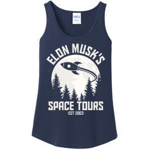 Elon Musk's Space Tours Est 2003 Ladies Essential Tank