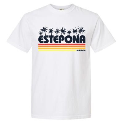 Estepona Malaga Spain Retro Tourism Gift Garment-Dyed Heavyweight T-Shirt