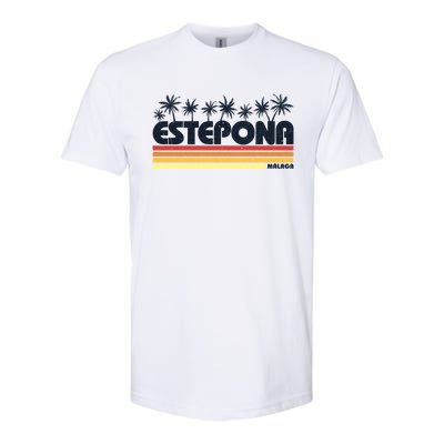 Estepona Malaga Spain Retro Tourism Gift Softstyle® CVC T-Shirt