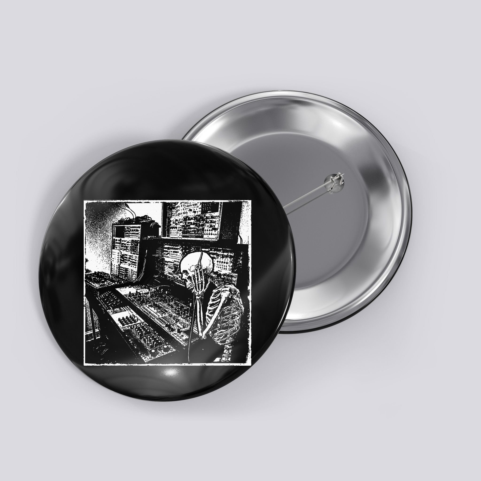 Electronic Music Synthesizer Techno Music Dj Producer Button