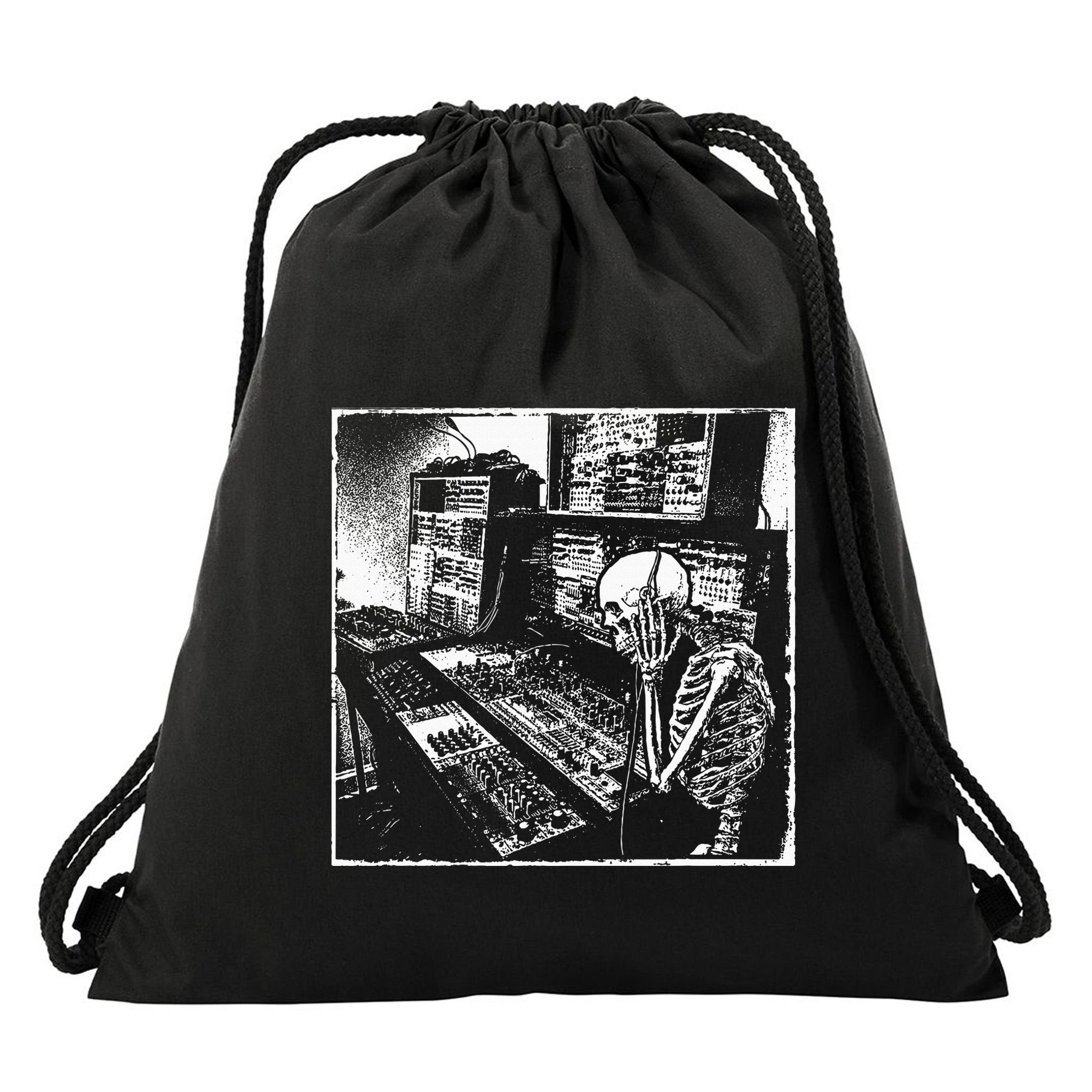 Electronic Music Synthesizer Techno Music Dj Producer Drawstring Bag