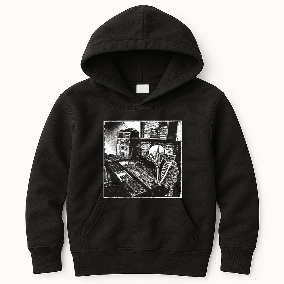 Electronic Music Synthesizer Techno Music Dj Producer Kids Hoodie