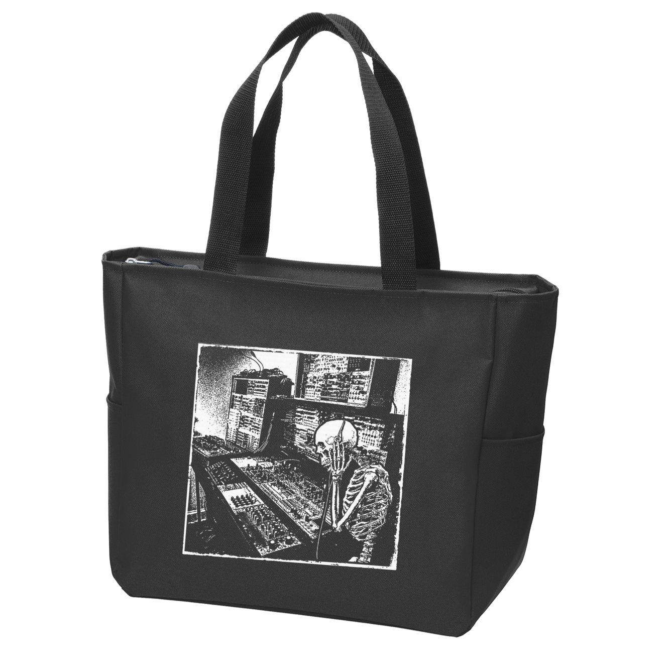 Electronic Music Synthesizer Techno Music Dj Producer Zip Tote Bag