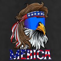 Eagle Mullet Sunglasses Merica 4th Of July Usa 11oz C Handle Ceramic Mug