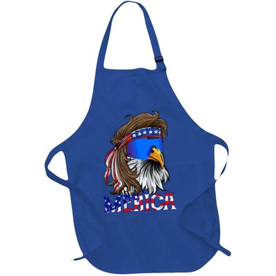 Eagle Mullet Sunglasses Merica 4th Of July Usa Apron