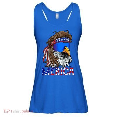Eagle Mullet Sunglasses Merica 4th Of July Usa Ladies Essential Flowy Tank