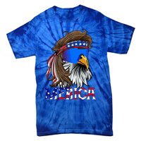 Eagle Mullet Sunglasses Merica 4th Of July Usa Tie-Dye T-Shirt