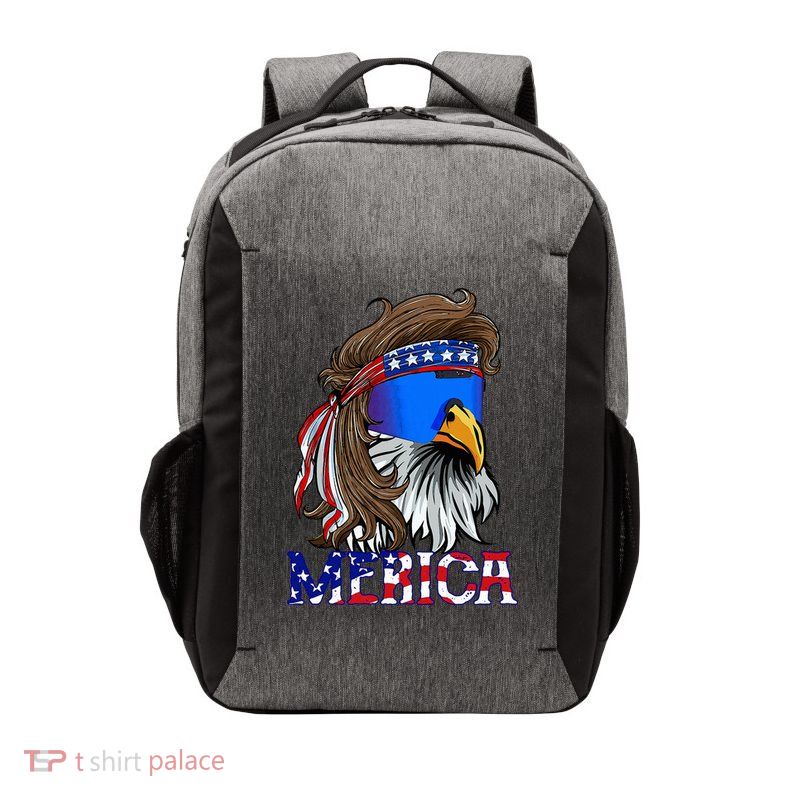 Eagle Mullet Sunglasses Merica 4th Of July Usa Vector Backpack