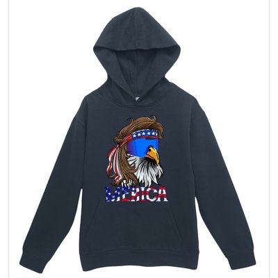 Eagle Mullet Sunglasses Merica 4th Of July Usa Urban Pullover Hoodie