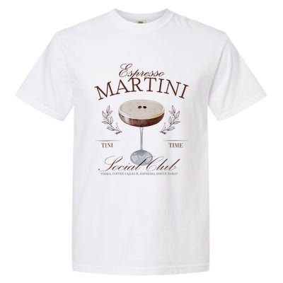 Espresso Martini Social Club Cocktail Bachelorette Garment-Dyed Heavyweight T-Shirt