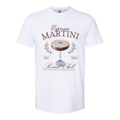 Espresso Martini Social Club Cocktail Bachelorette Softstyle CVC T-Shirt