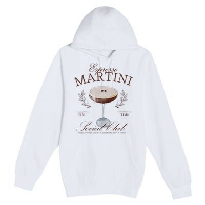 Espresso Martini Social Club Cocktail Bachelorette Premium Pullover Hoodie