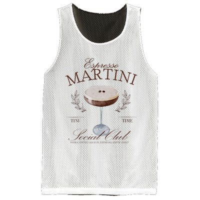 Espresso Martini Social Club Cocktail Bachelorette Mesh Reversible Basketball Jersey Tank