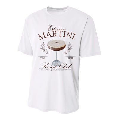 Espresso Martini Social Club Cocktail Bachelorette Performance Sprint T-Shirt