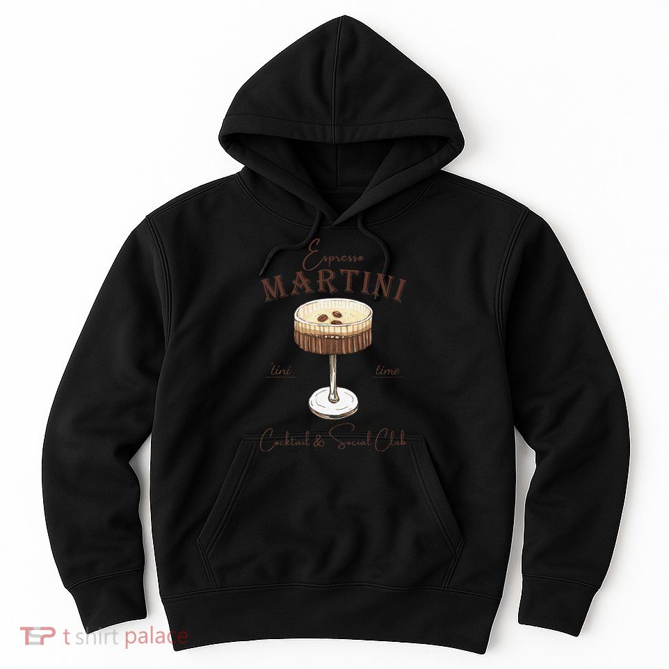 Espresso Martini Social Club Drinking Vintage Hoodie
