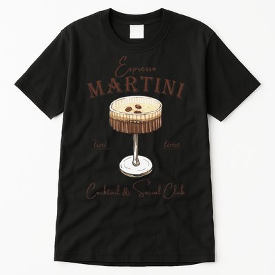 Espresso Martini Social Club Drinking Vintage Tall T-Shirt