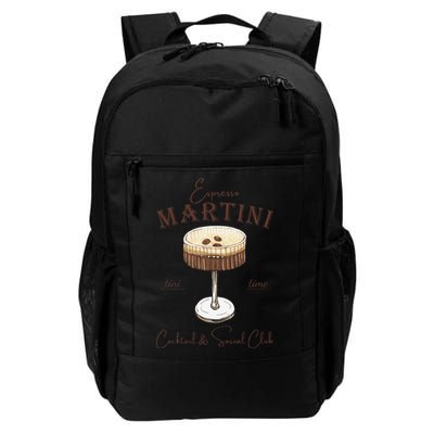 Espresso Martini Social Club Drinking Vintage Backpack