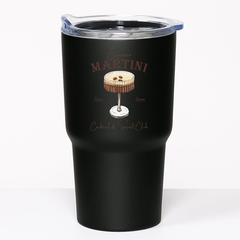 Espresso Martini Social Club Drinking Vintage Tumbler