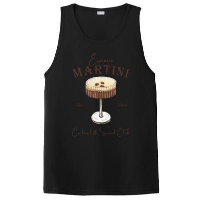 Espresso Martini Social Club Drinking Vintage PosiCharge Competitor Tank