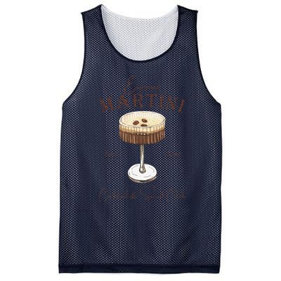 Espresso Martini Social Club Drinking Vintage Mesh Reversible Basketball Jersey Tank