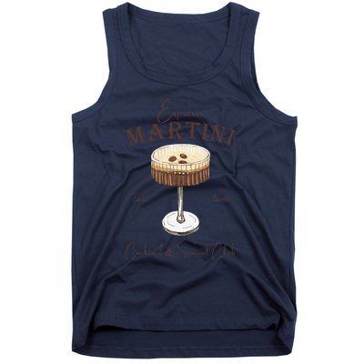 Espresso Martini Social Club Drinking Vintage Tank Top