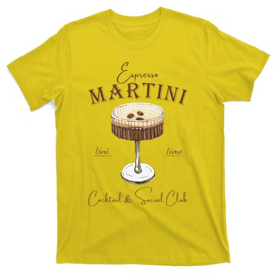 Espresso Martini Social Club Drinking Vintage T-Shirt