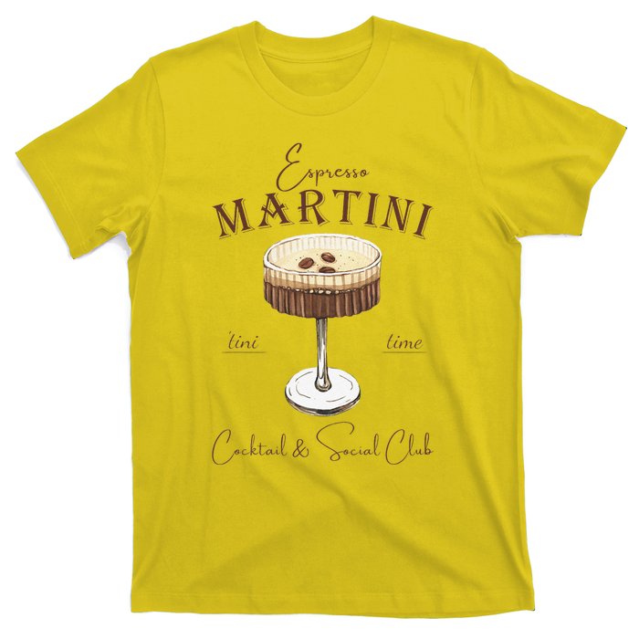 Espresso Martini Social Club Drinking Vintage T-Shirt