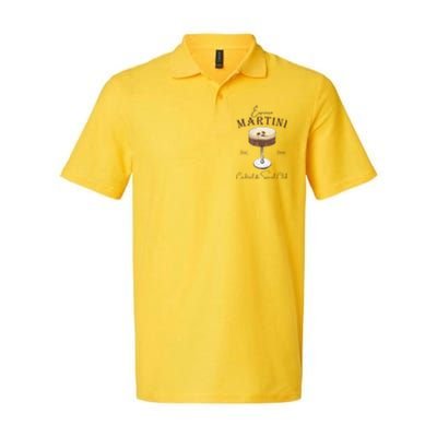 Espresso Martini Social Club Drinking Vintage Softstyle Adult Sport Polo