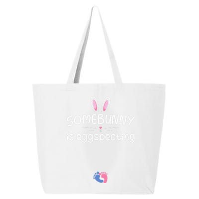 Expecting Mom Somebunny Is Eggspecting Easter Pregnancys 25L Jumbo Tote