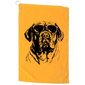 English Mastiff Sketch Drawing Art Dog Lover Mom Dad Wo Platinum Collection Golf Towel