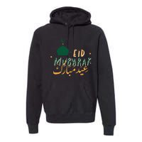 Eid Mubarak simple design Premium Hoodie