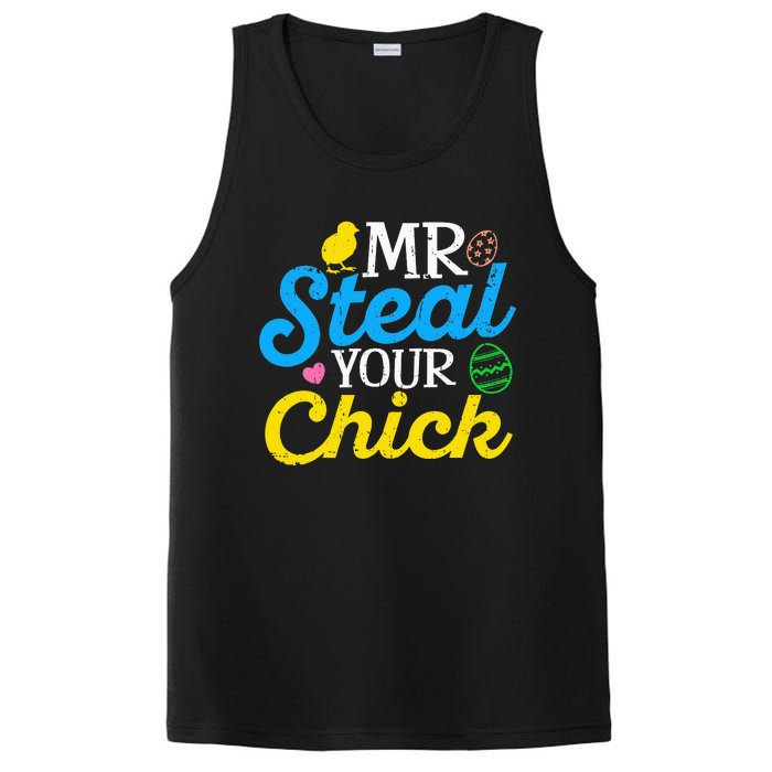 Easter Mr Steal Your Chick Funny Spring Humor PosiCharge Competitor Tank