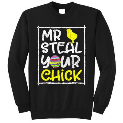 Easter Mr Steal Your Chick Funny Spring Humor Sweatshirt