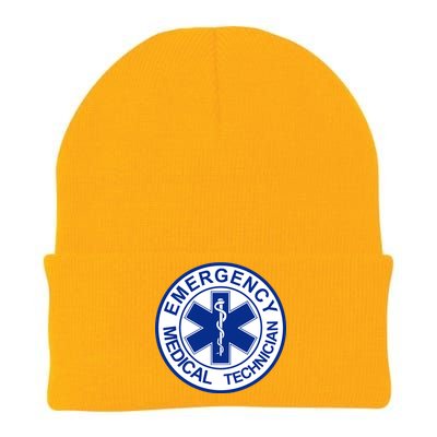 EMT Emergency Medical Technician Logo Knit Cap Winter Beanie