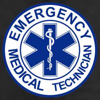 EMT Emergency Medical Technician Logo 7 Panel Mesh Trucker Snapback Hat