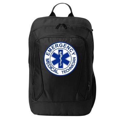 EMT Emergency Medical Technician Logo City Backpack