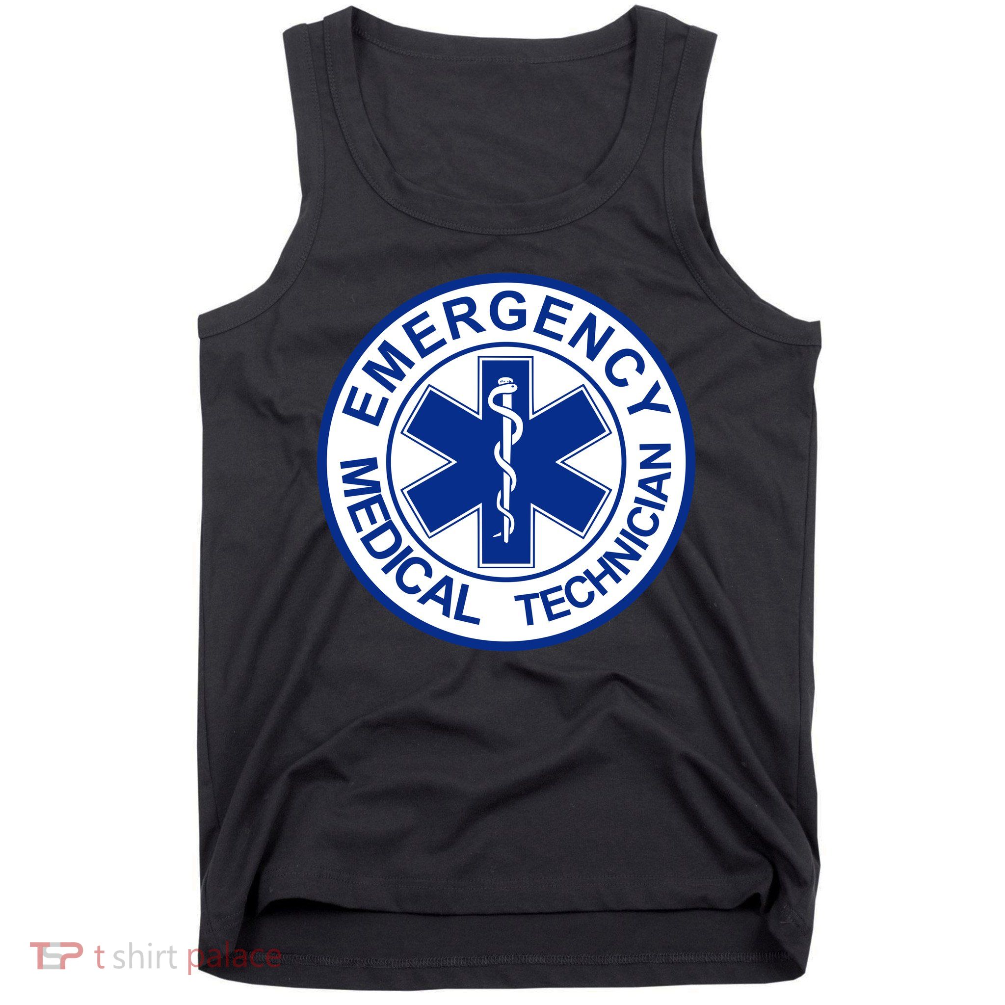 EMT Emergency Medical Technician Logo Tank Top