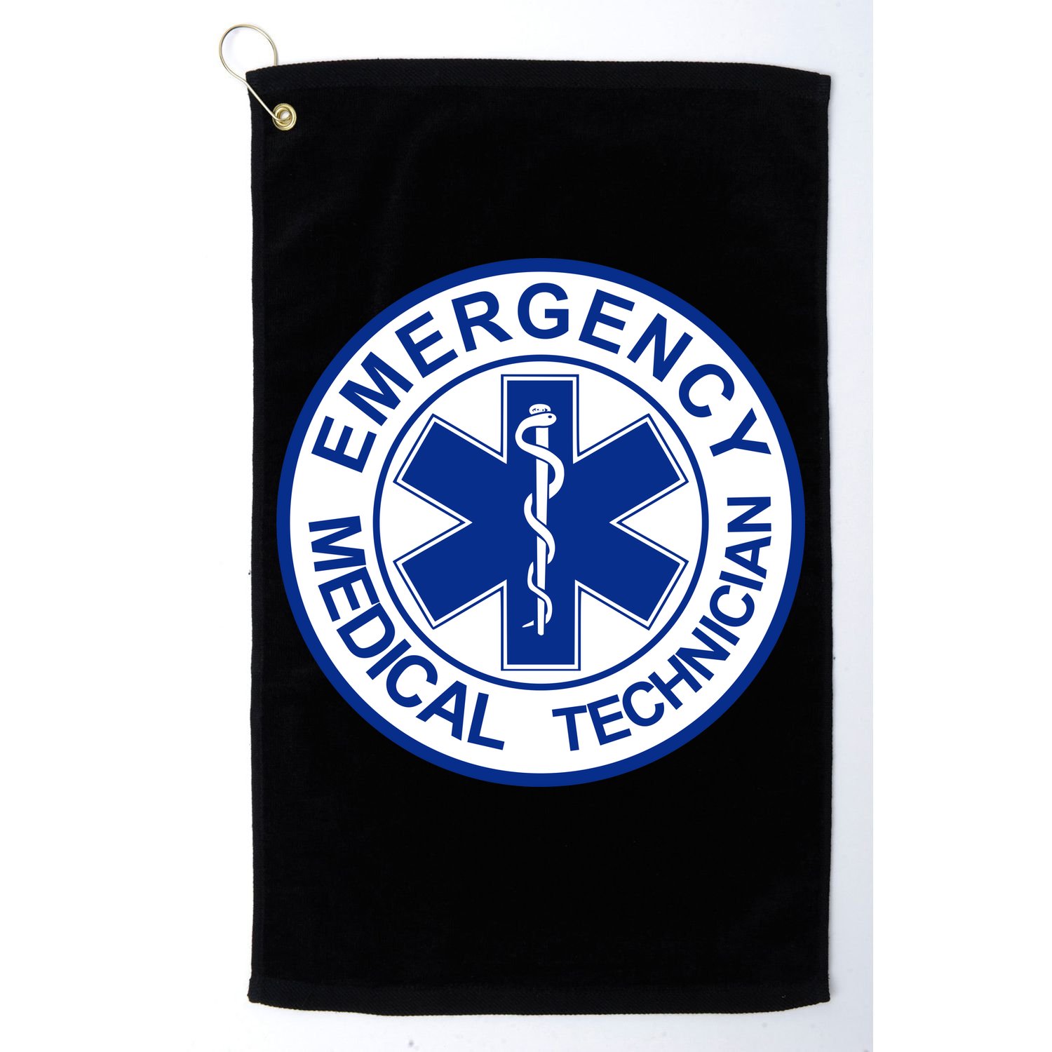 EMT Emergency Medical Technician Logo Golf Towel