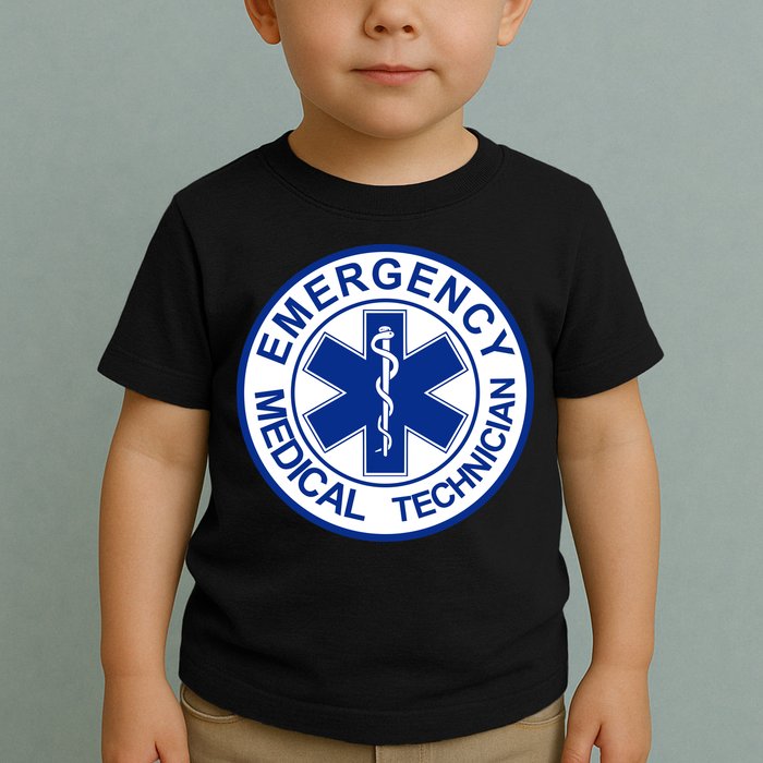 EMT Emergency Medical Technician Logo Toddler T-Shirt