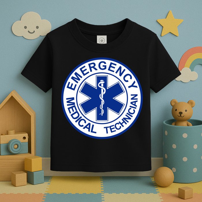 EMT Emergency Medical Technician Logo Toddler T-Shirt