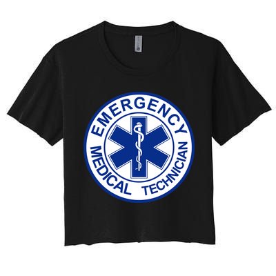 EMT Emergency Medical Technician Logo Crop Top