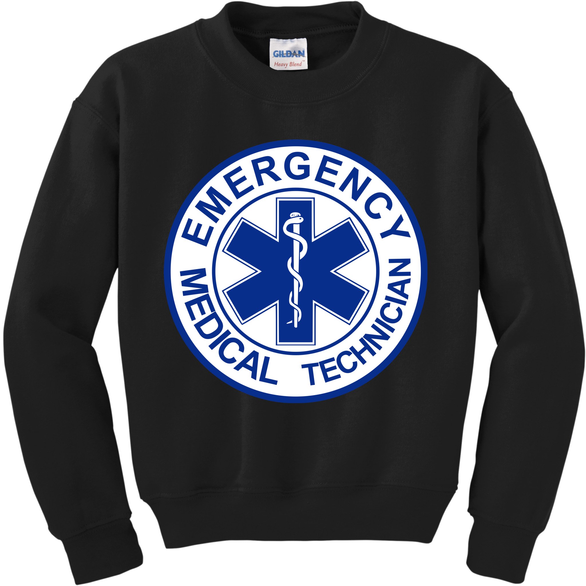 EMT Emergency Medical Technician Logo Kids Sweatshirt