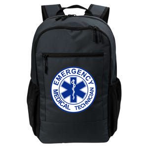 EMT Emergency Medical Technician Logo Daily Commute Backpack