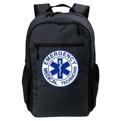 EMT Emergency Medical Technician Logo Daily Commute Backpack