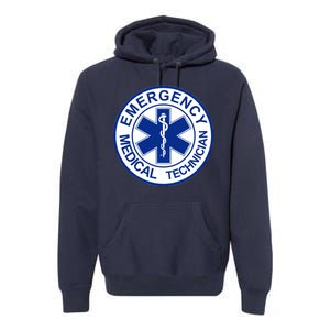 EMT Emergency Medical Technician Logo Premium Hoodie