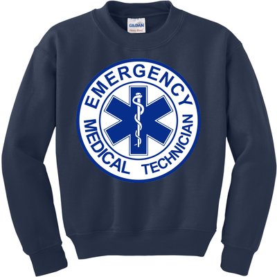 EMT Emergency Medical Technician Logo Kids Sweatshirt