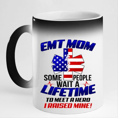 EMT Mom 11oz Black Color Changing Mug