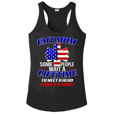 EMT Mom Ladies PosiCharge Competitor Racerback Tank