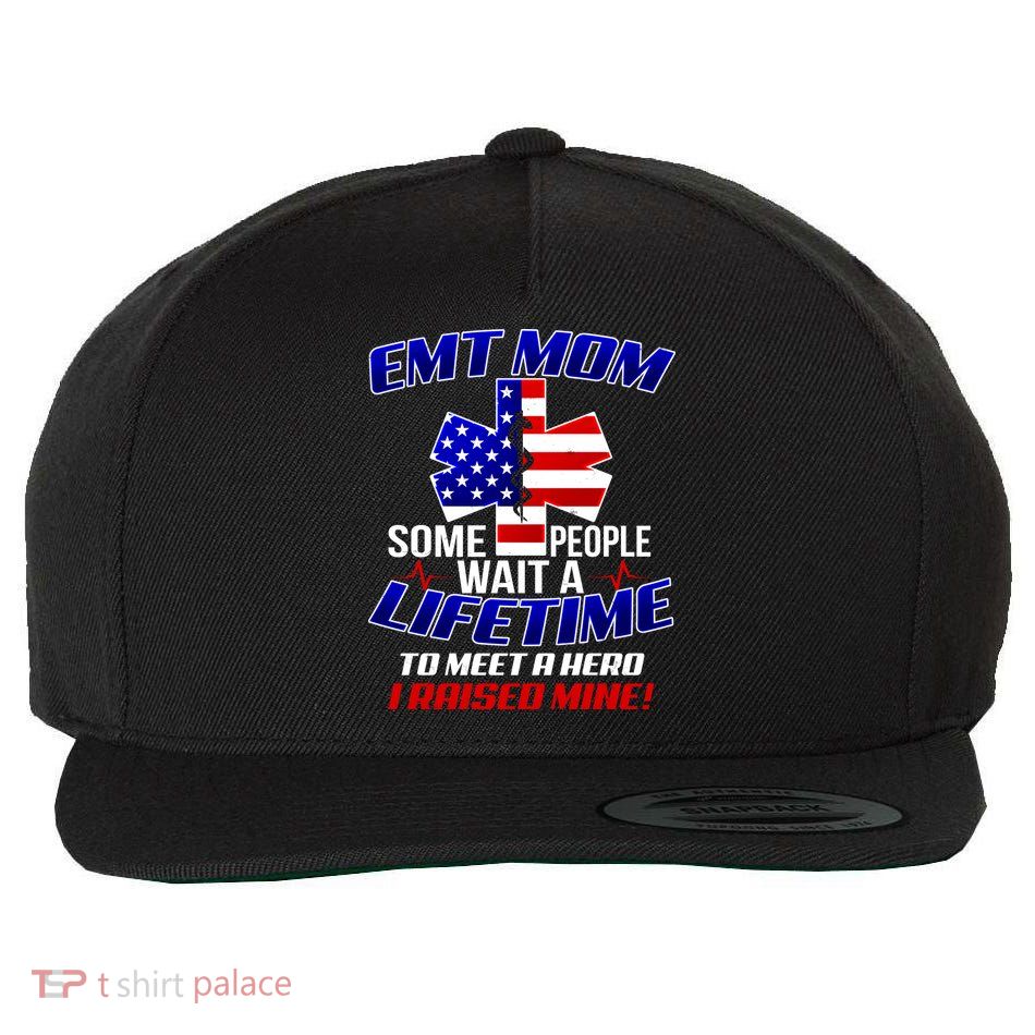 EMT Mom Wool Snapback Cap
