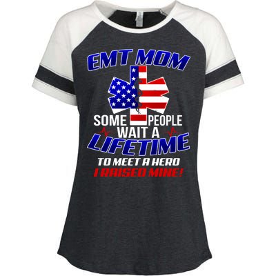 EMT Mom Enza Ladies Jersey Colorblock Tee